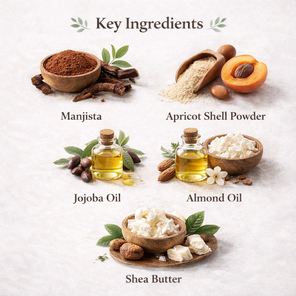 manjista face scrub manjista face scrub